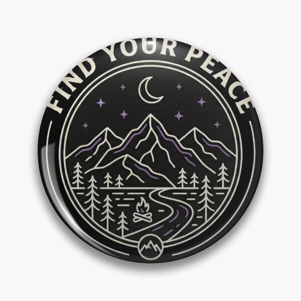 Item preview, Mountain Therapy – Find Your Peace designed and sold by Stickersdevelop.