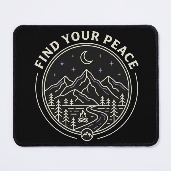 Item preview, Mountain Therapy – Find Your Peace designed and sold by Stickersdevelop.