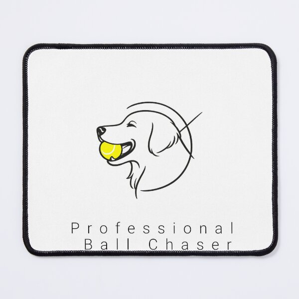 Item preview, Professional Ball Chaser Funny Golden Retriever Dog designed and sold by tineldesign.