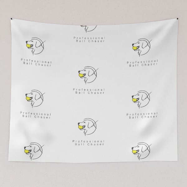 Item preview, Professional Ball Chaser Funny Golden Retriever Dog designed and sold by tineldesign.
