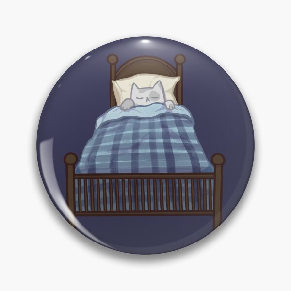 Item preview, Asleep and Cozy in Bed Cat designed and sold by sunlucky.