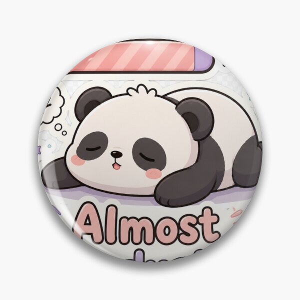 Item preview, Almost Productive Panda Loading Slowly designed and sold by CodePaws Creations.