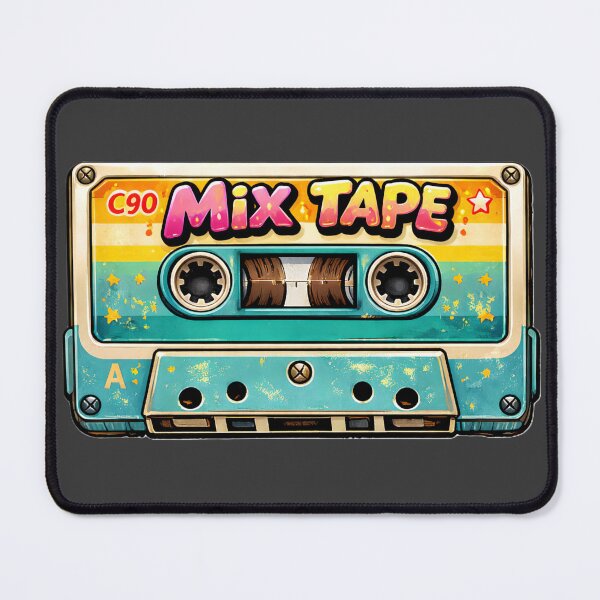 Item preview, Vintage Cassette Tape Nostalgia Music Culture Art Print designed and sold by PinUpPizzazz.