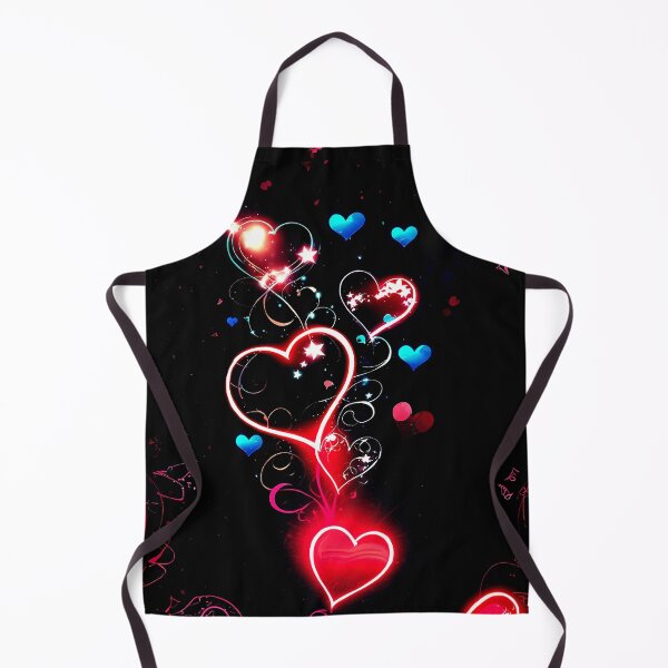 Item preview, Neon Heart Sparkle Design – Romantic Love Glow Aesthetic Art designed and sold by IMuDesigner.