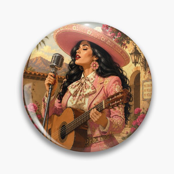 Item preview, Mariachi in Pink Canta Vaquera Collection  designed and sold by TinaSalazar.