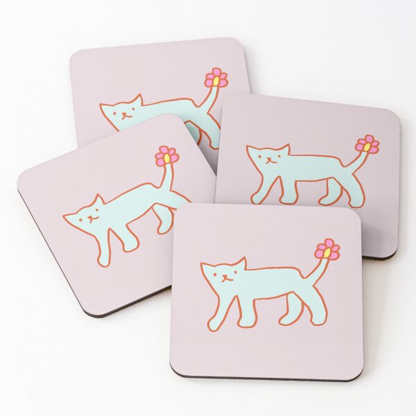 Item preview, Flower Tail Kitty Cat designed and sold by sunlucky.