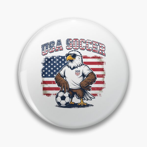 Item preview, Patriotic Bald Eagle Soccer Mascot - American Pride Sports designed and sold by lamiarte.