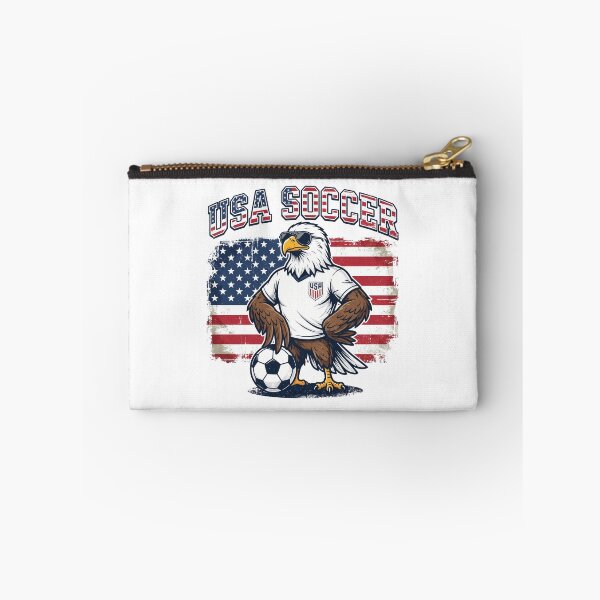 Item preview, Patriotic Bald Eagle Soccer Mascot - American Pride Sports designed and sold by lamiarte.