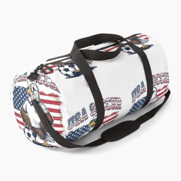 Item preview, Patriotic Bald Eagle Soccer Mascot - American Pride Sports designed and sold by lamiarte.