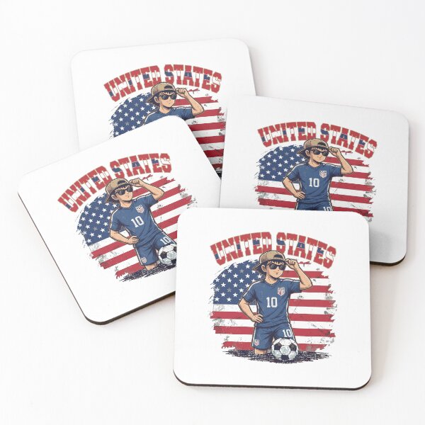 Item preview, Anime Midfielder Number 10 - USA Soccer Team Uniform designed and sold by lamiarte.