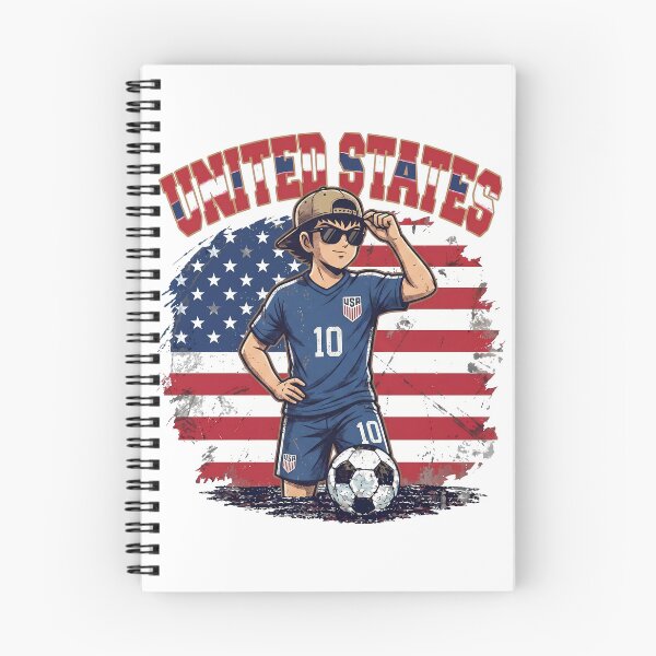 Item preview, Anime Midfielder Number 10 - USA Soccer Team Uniform designed and sold by lamiarte.
