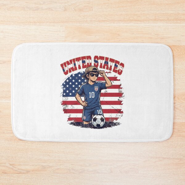 Item preview, Anime Midfielder Number 10 - USA Soccer Team Uniform designed and sold by lamiarte.