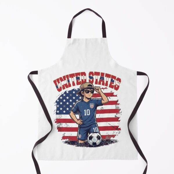 Item preview, Anime Midfielder Number 10 - USA Soccer Team Uniform designed and sold by lamiarte.