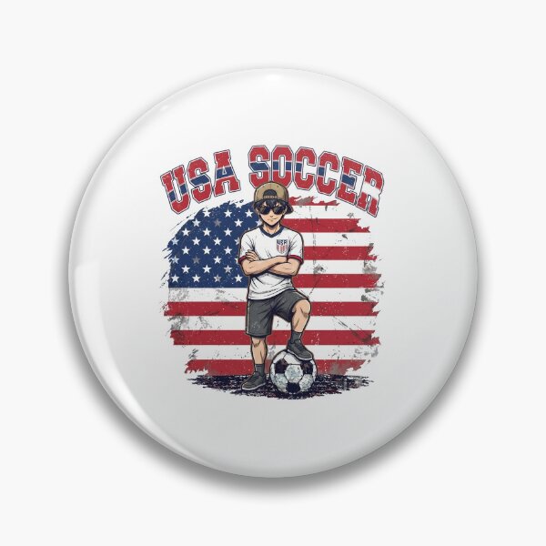 Item preview, Anime Soccer Player USA Flag - Patriotic Striker Graphic designed and sold by lamiarte.