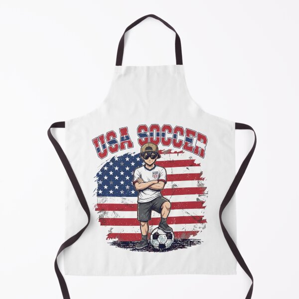 Item preview, Anime Soccer Player USA Flag - Patriotic Striker Graphic designed and sold by lamiarte.