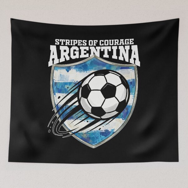 Item preview, ARGENTINA - STRIPES OF COURAGE - FIFA WORLD CUP designed and sold by KEF Custom.