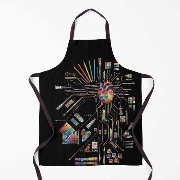 Item preview, Creative Heart Colorful Art Palette Love Design designed and sold by UUniqueIImprint.