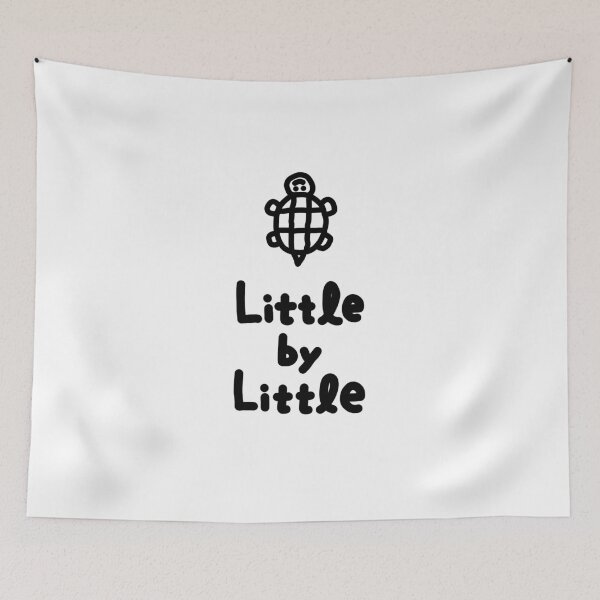 Item preview, Little by Little Turtle Doodle designed and sold by DaisyRooDesign.