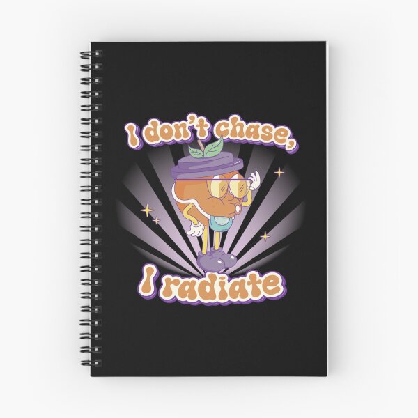 Item preview, I Don't Chase I Radiate Retro Grape Art designed and sold by UnrushedGooddes.
