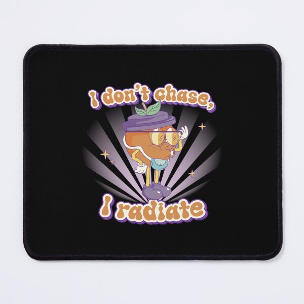Item preview, I Don't Chase I Radiate Retro Grape Art designed and sold by UnrushedGooddes.