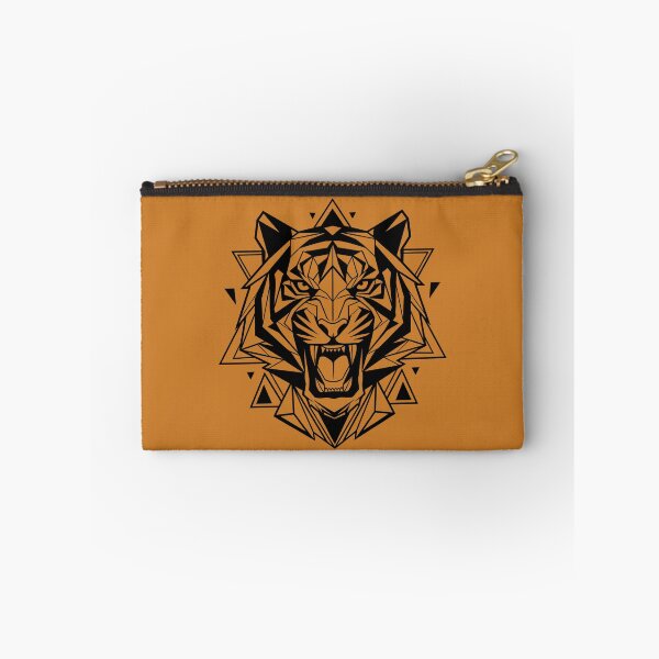 Item preview, Geometric Roaring Tiger Head designed and sold by MarlonOspinaStore.