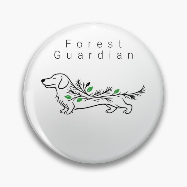 Item preview, Dachshund Forest Guardian Mythical Spirit Dog designed and sold by tineldesign.