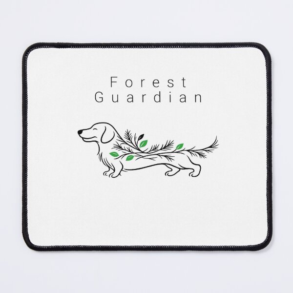 Item preview, Dachshund Forest Guardian Mythical Spirit Dog designed and sold by tineldesign.