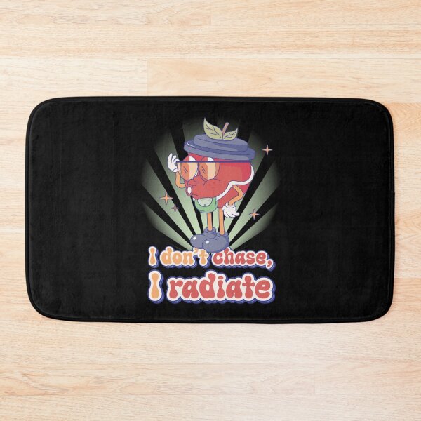 Item preview, I Don't Chase I Radiate Retro Apple Cartoon designed and sold by UnrushedGooddes.
