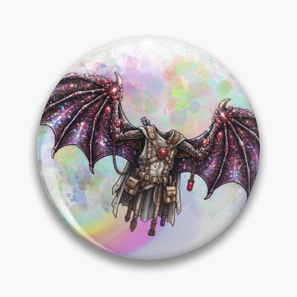 Item preview, Sparkling Dark Rainbow Bat Wings designed and sold by LottiesLuck.