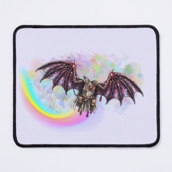 Item preview, Sparkling Dark Rainbow Bat Wings designed and sold by LottiesLuck.