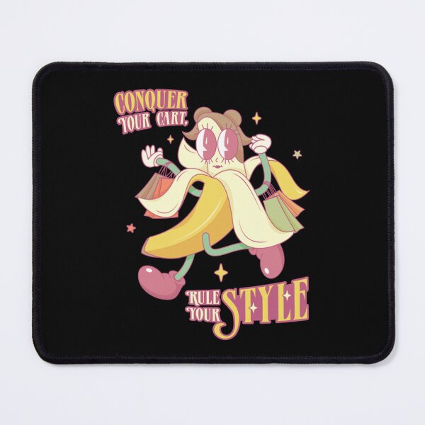 Item preview, Conquer Your Days Rule Your Style Retro Banana Art designed and sold by UnrushedGooddes.