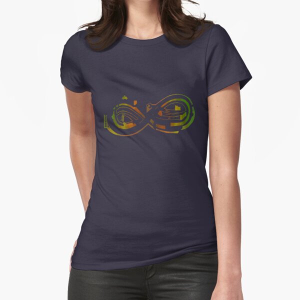 Infinity (08) - ohms' Custom Worms Armageddon Level Fitted T-Shirt