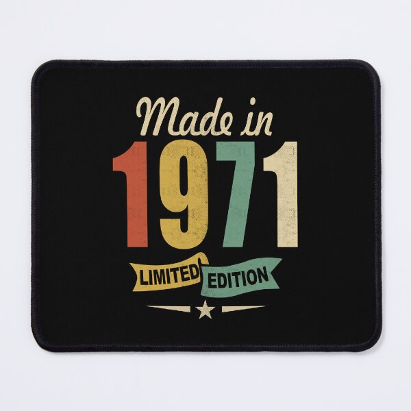 Item preview, Vintage Made in 1971, 55th Birthday Gift Distressed Design designed and sold by FernaRoje.