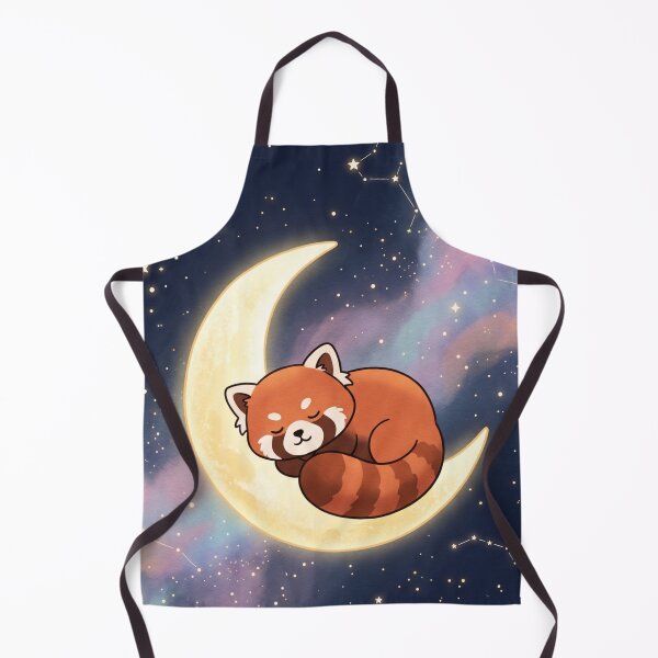 Item preview, Cosmic Red Panda Celestial Space Galaxy Bedding designed and sold by Leafs With Luna.