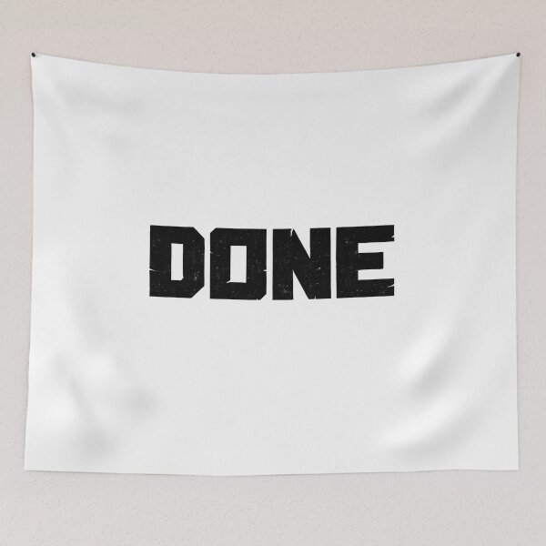 Item preview, Sarcastic Quote Done With Everyone Distressed Typography designed and sold by Artmares.