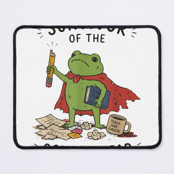 Item preview, Survivor of The School Year Frog Teacher Retro Last Day of T-Shirt designed and sold by kevincuellar.