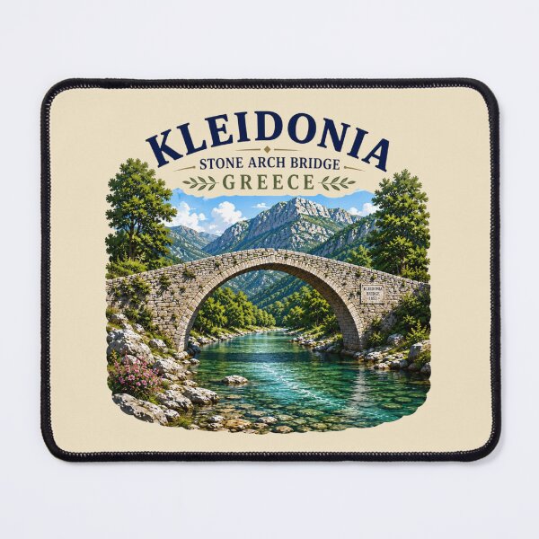 Item preview, Kleidonia Stone Arch Bridge, Greece designed and sold by Myra365Art.