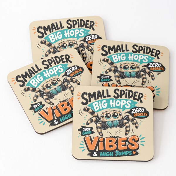 Item preview, Small Spider Big Hops Jumping Spider designed and sold by Weirdwildco69.