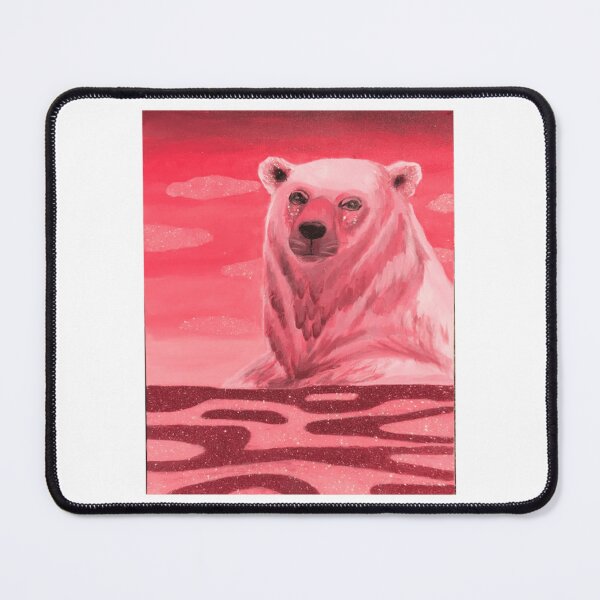 Item preview, Pink Polar Bear In Water 2 designed and sold by jorydanlangw.