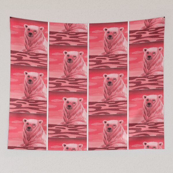 Item preview, Pink Polar Bear In Water 2 designed and sold by jorydanlangw.