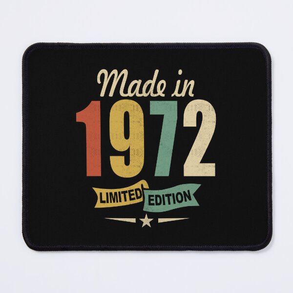 Item preview, Vintage Made in 1972, 56th Birthday Gift Distressed Design designed and sold by FernaRoje.