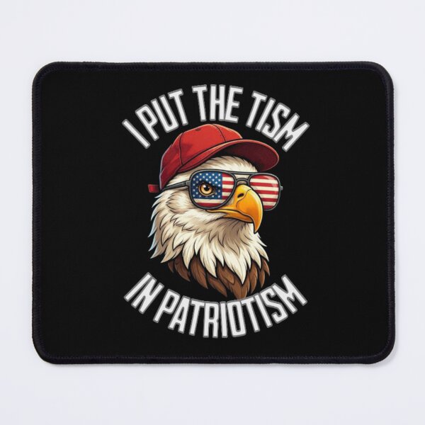 Item preview, I Put The Tism in Patriotism Athletic Eagle designed and sold by TheEndDesign.