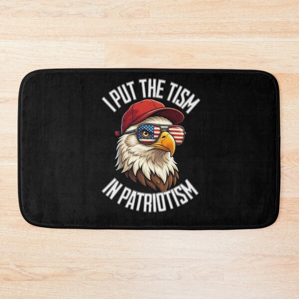 Item preview, I Put The Tism in Patriotism Athletic Eagle designed and sold by TheEndDesign.