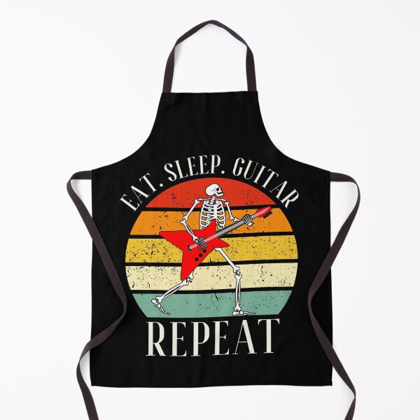 Item preview, Eat. Sleep. Guitar. Repeat Skeleton Design designed and sold by OldSkullDesigns.