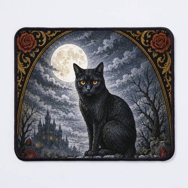 Item preview, Moonlit Familiar designed and sold by The Enchanted Treasury.