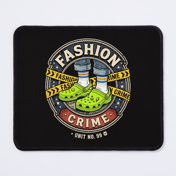 Item preview, Fashion Crime Green Clogs Vintage Badge designed and sold by SplashTastic.