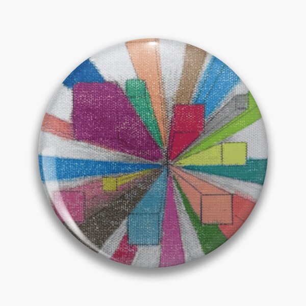 Item preview, Colorful Perspective Block Explosion designed and sold by TimberTexture.