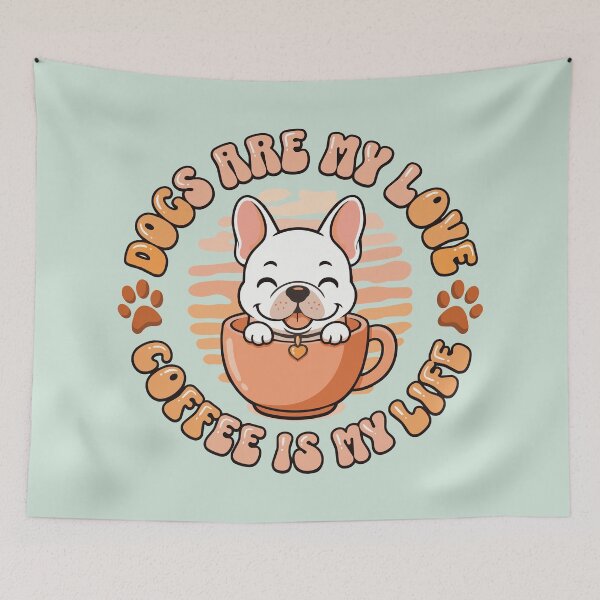 Item preview, Dogs Are My Love. Coffee Is My Life. designed and sold by Eclectic Eye Creations.
