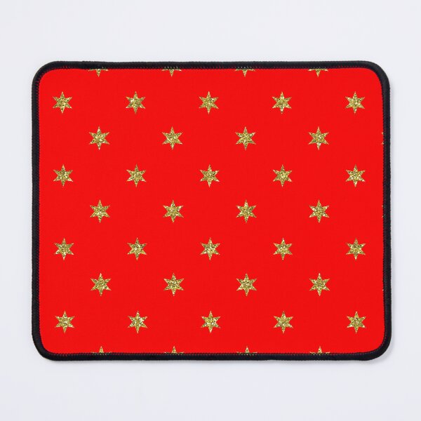 Item preview, Christmas Vibrant Golden-Colored Stars On Holiday Red designed and sold by DEC02.