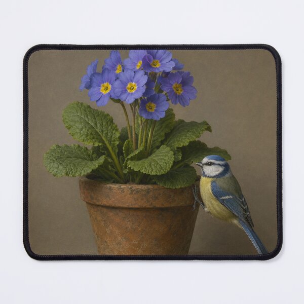 Item preview, Primula and bird. designed and sold by moths-minor.